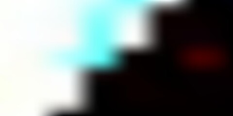 Fototapeta premium Dark red vector blurred background.