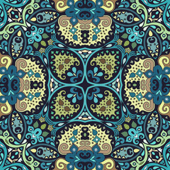 Vector ethnic nature ornamental background