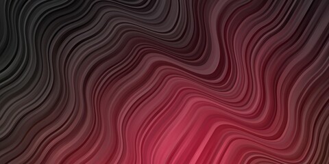 Dark Red, Yellow vector texture with circular arc.