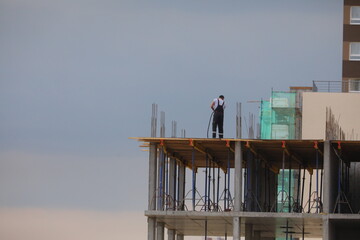 construction worker on construction site