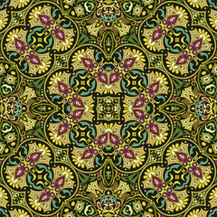 Vector ethnic nature ornamental background