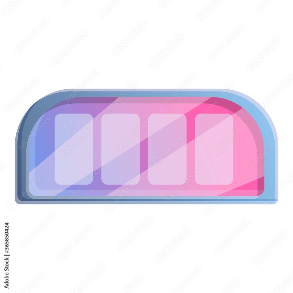 Poster smart digital alarm clock icon. cartoon of smart digital alarm clock vector icon for web design isol