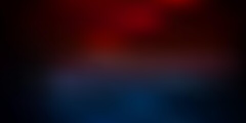 Dark blue, yellow vector blur template.
