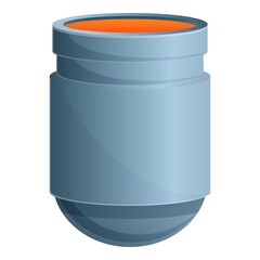 Molten metal icon. Cartoon of molten metal vector icon for web design isolated on white background