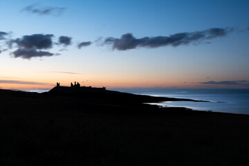  Low Light. Dunstanburgh Castle, Northumberland.