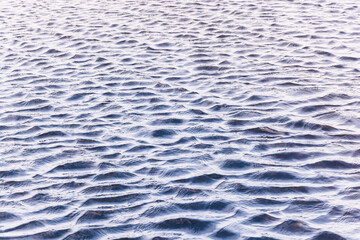 Fototapeta premium Blue water surface