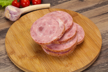 Natural ham made from pork