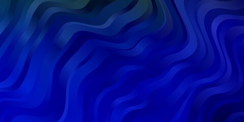 Light Blue, Green vector texture with curves. Abstract illustration with bandy gradient lines. Pattern for ads, commercials.