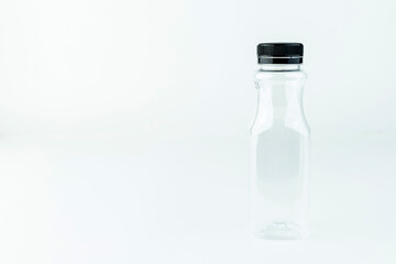 The plastic bottle isolated on white.