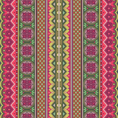 Abstract ethnic stripe pattern, vector background