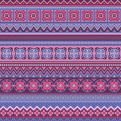 Abstract ethnic stripe pattern, vector background