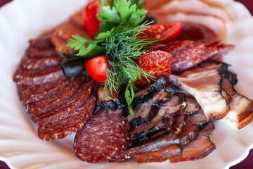 meat with vegetables