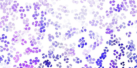 Light purple vector background with random forms.