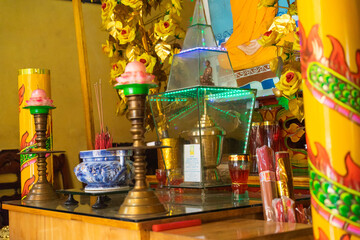 View of Wat Chantaransay or Candaransi Pagoda - Khmer pagoda 2020 in Ho Chi Minh city (Saigon), Vietnam