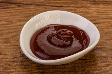 Traditional Barbicue sauce in the bowl