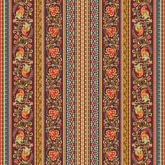 Abstract ethnic stripe pattern, vector background