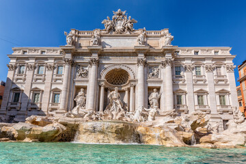 Obraz na płótnie Canvas The Trevi Fountain