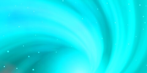 Light BLUE vector pattern with abstract stars. Colorful illustration in abstract style with gradient stars. Best design for your ad, poster, banner.