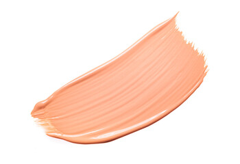 Make up foundation drop smudge texture white isolated background