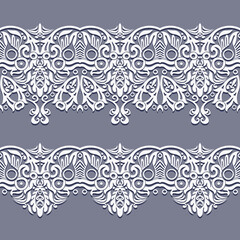 Abstract ethnic nature seamless line art stripes