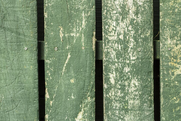 Texture of green fence