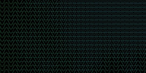 Dark Green vector template with crystals, triangles. Decorative design in abstract style with triangles. Best design for posters, banners.