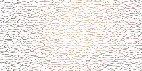 Dark Orange vector texture with circular arc. Abstract illustration with gradient bows. Pattern for commercials, ads.