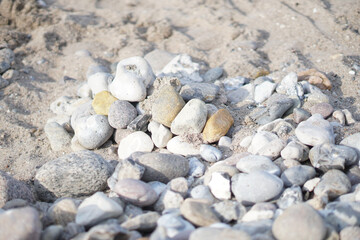 Steine am Strand