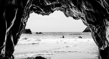 Trinidad sea cave, Humboldt County Pacific coast Northern California