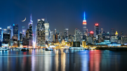New York City skyline at 42nd street