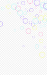 Colored Soapy Air Transparent Background. Effect 