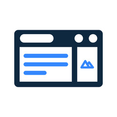 Landing Page Optimization Icon design