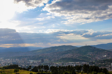 panorama of the Sarajevo city