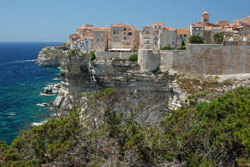 Fototapeta na wymiar Bonifacio en Corse