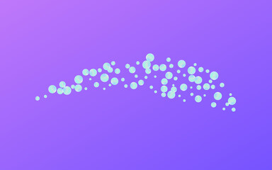 Colored Round FallingFestive Blue Background. 