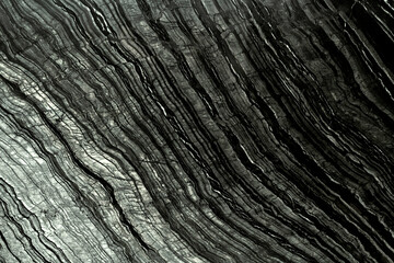 abstract marble black and white color wave pattern texture background