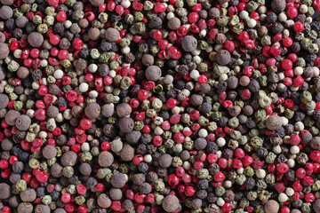 Background of peppers