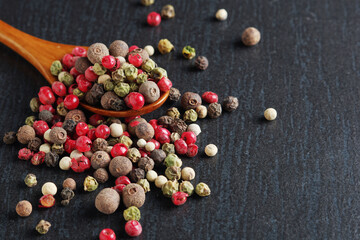 Colored peppers mix