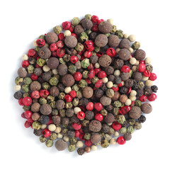 A mixture of different peppers