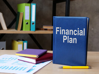 Financial Plan is shown on the business photo