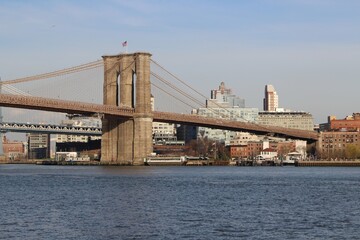 Fototapeta na wymiar NYC- Brooklyn Bridge