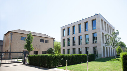 Fototapeta na wymiar St Anne's College, in Oxford, Oxfordshire, UK part of Oxford University in the UK
