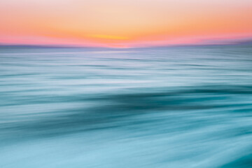 Abstract image of Lake at sunset