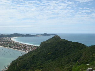 Fototapeta premium view of the coast of the sea