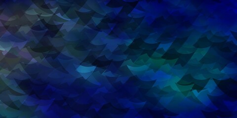 Obraz premium Light Pink, Blue vector template with crystals, triangles.