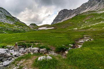 Fantastic hike in the Lechquellen Mountains in Vorarlberg Austria