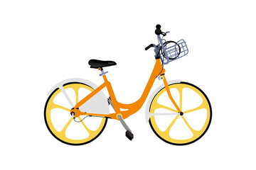 Naklejka na ściany i meble Colorful bicycle Vector illustration Design