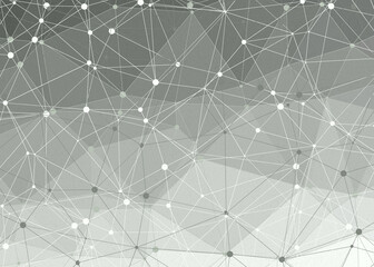 Seafoam color Abstract color Low-Polygones Generative Art background illustration