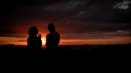 Fototapeta na wymiar Belo Horizonte Sunset