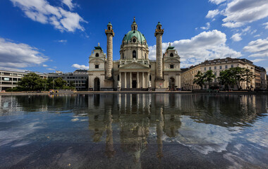 Karlskirche in Wien  Österreich